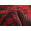 Tapis de la zone en laine rouge 5 pi 1 po x 6 pi 6 po à la main one-of-kind-noué la 2010s esari turque Allaina