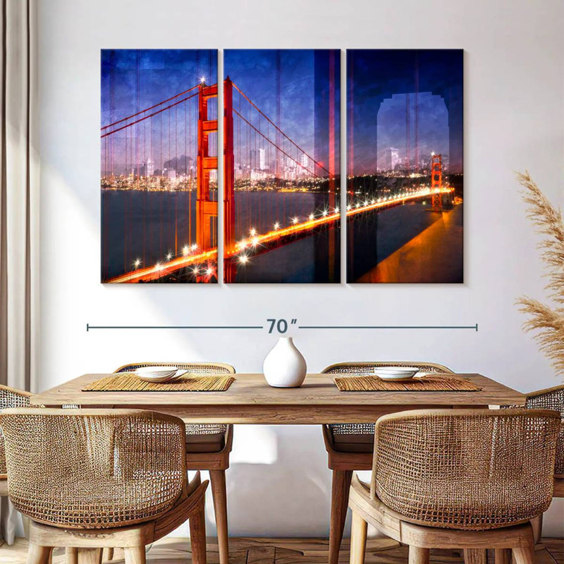 Lilie Golden Gate Bridge Composing, 42" H x 65" W