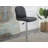 Swivel Upholstered Adjustable Height Counter Stool with Metal Frame-1961431008