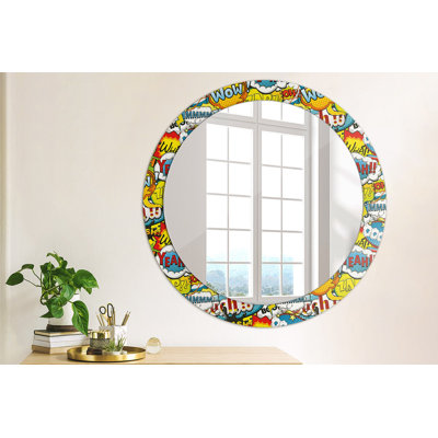 Huldar Glass Flat Wall Mirror