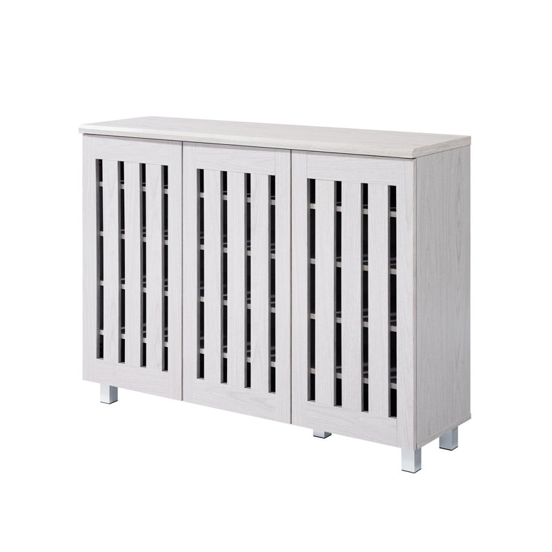 Rangement pour chaussures à persiennes Camden, Light Grey