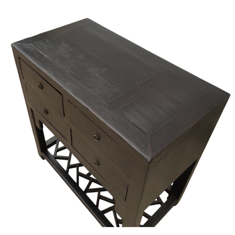 36.8 in. Solid Wood Console Table