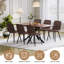 6 - Person Drop Leaf Dining Set-1640195849-1640195851