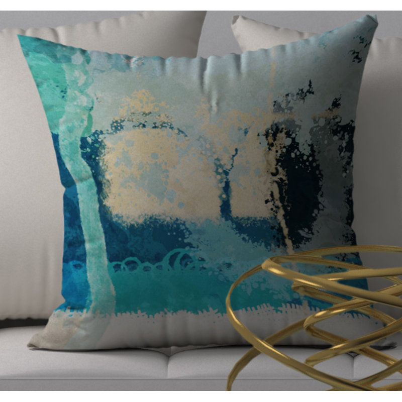 Housse de coussin carrée/insert, 18 po x 18 po