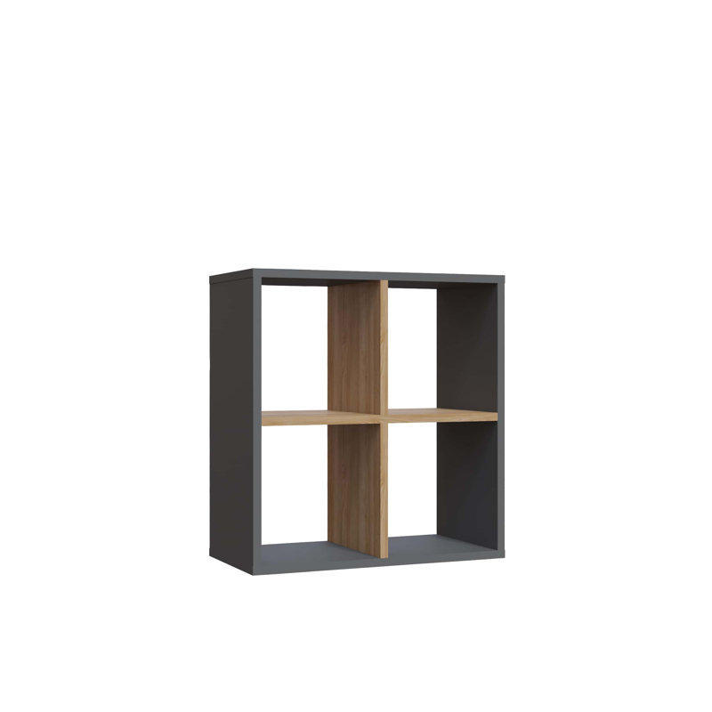 Table d'appoint, Anthracite / chêne