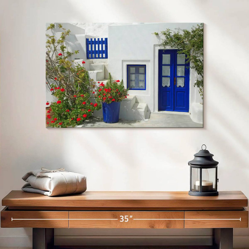 Lilie Greek Cyclades House, H 16 po x l 24 po