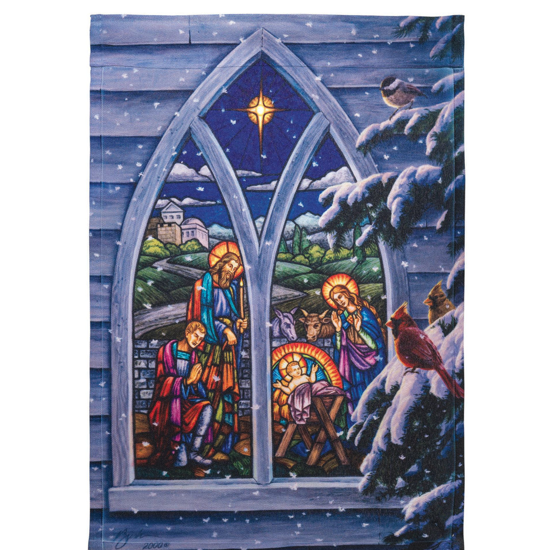 Chenoa Double Sided 18'' H x 13'' W Polyester Christmas Garden Flag The Holiday Aisle®