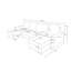 Shylea 3 Seater Corner Sofa -211354500