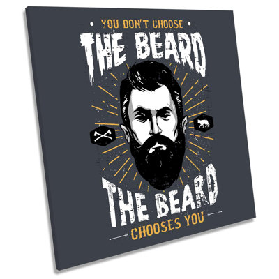 X9191 The Beard Choice - Wrapped Canvas Print