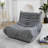 Bean bag Chair with button tufted back-1007813387