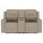 Peshawa Upholstered Motion Reclining Loveseat Taupe-1062128056