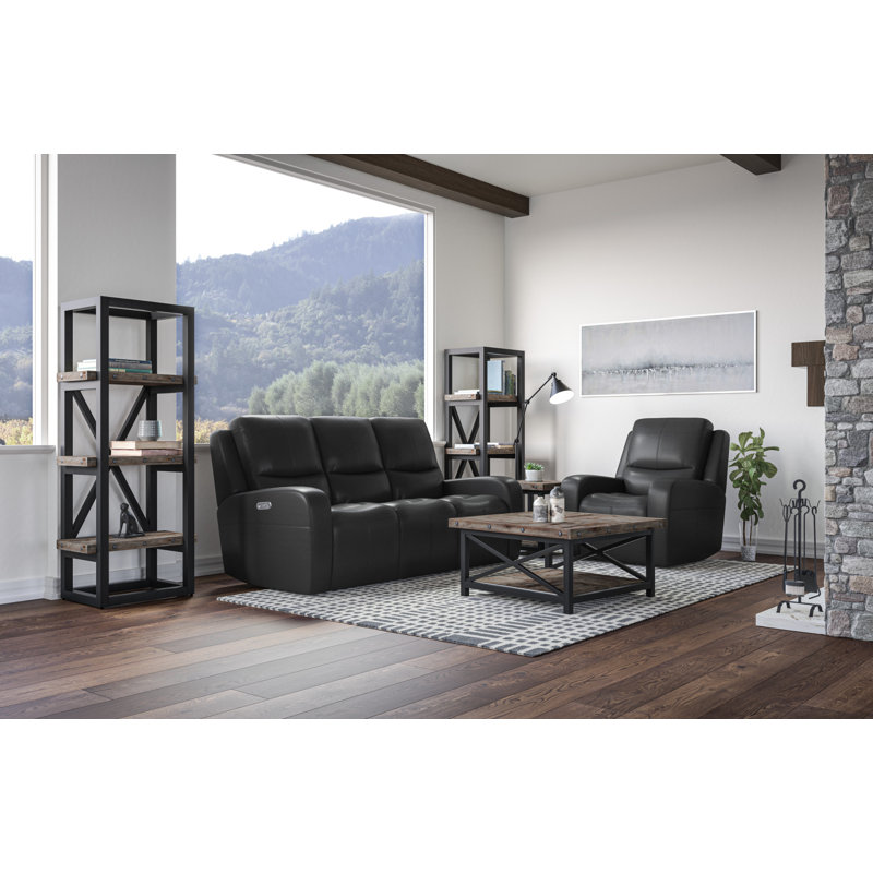 Keppler Light Brown Solid Acacia Wood and Metal Square Coffee Table