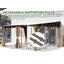 Pergola en aluminium pour terrasse avec toit incliné en acier galvanisé incliné-96161382