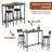 2 - Person Four Leg Base Dining Set