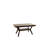 Classic Solid Wood Dining Table With Shelve - Rectangular Shape Finish Option