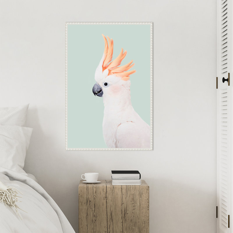 «Cockatoo» par Kathrin Pienaar, reproduction sur toile flottante, H 33 po x l 23 po x P 2 po