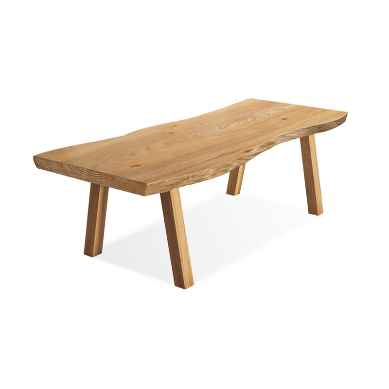 Table de salle à manger Burlywood, H 29,53 po x L 86,61 po x l 31,5 po