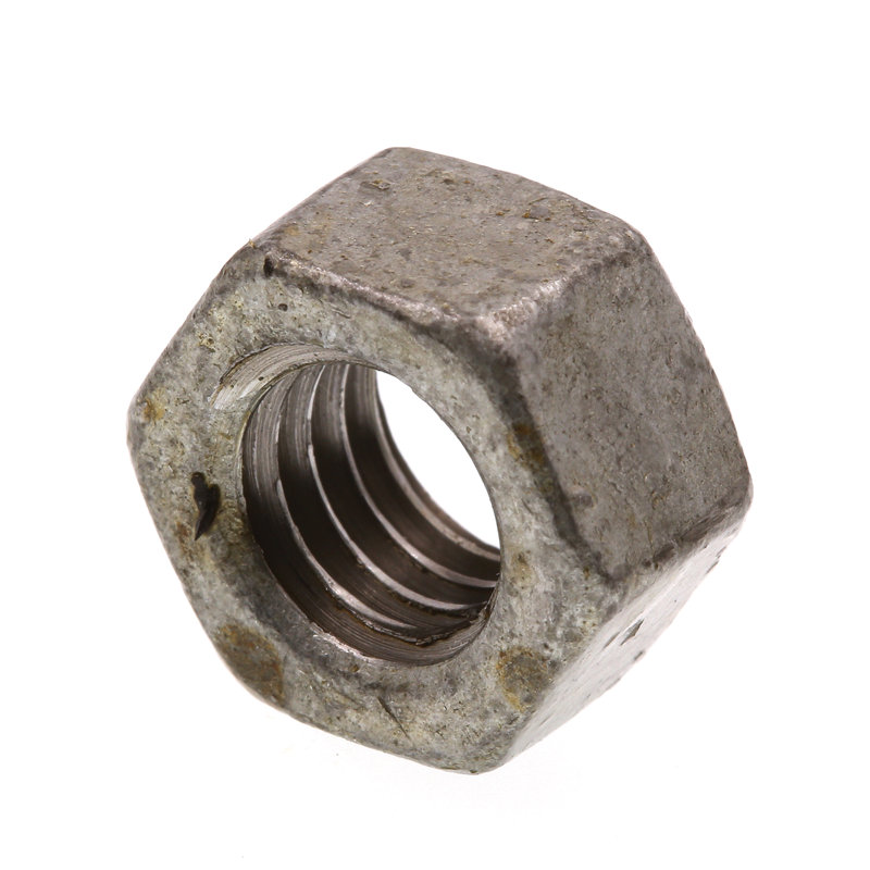 Finished Hex Nuts, 3/8 in.-16, A563 Grade A Hot Dip Galvanized Steel (100 Pack)