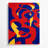 Abstract Figurative 25 Red Canvas Wall Art-1173018970