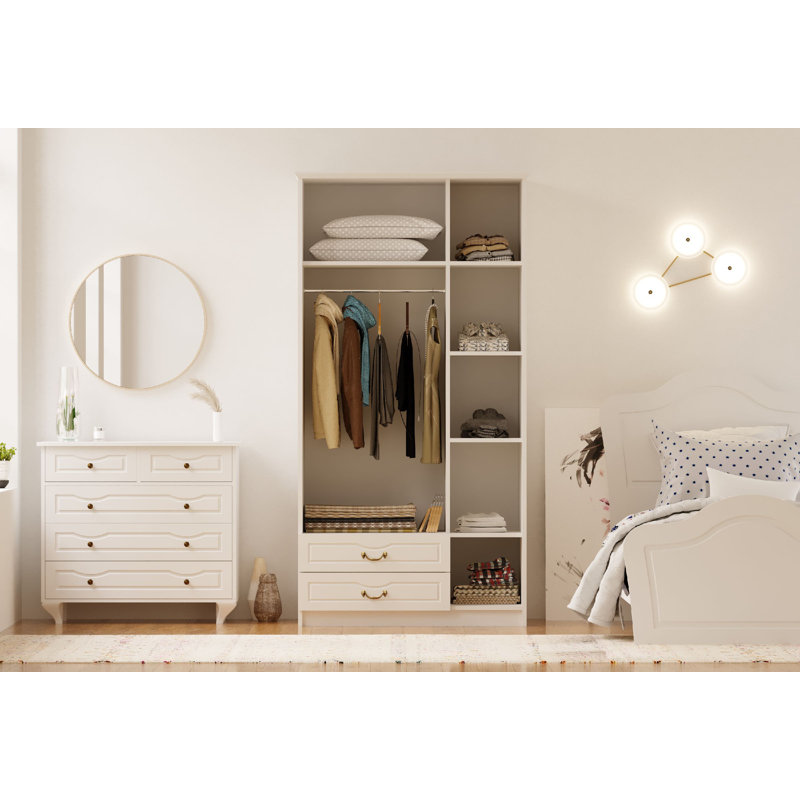 Vallee 3 Door Manufactured Wood Wardrobe