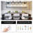 40'' 6-Light Black Linear Chandelier with Water Ripple Textured Glass Panels – Industrial Pendant Lighting for Kitchen Island & Dining RoomIsland Living Room Rectangular Lighting-1738531152