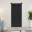 24 po X 80 po Porte de grange pliante en panneau de fibres à densité moyenne avec panneau coulissant 1 panneau Shaker-132566531-132566530-132566529