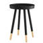 Table d'appoint moderne avec plateau, noir-1041369854