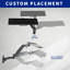 Support mural VIVO pour clavier et souris articulé, Mount-KB35A