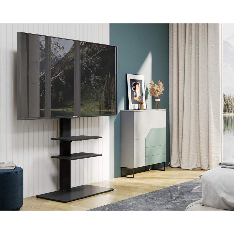 Meuble télé avec base en verre Aionna