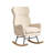 Modern Rocking Chair With High Backrest