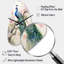 Bhandare - Fall Shape Blue Wall Clock - Unique Shape-1882425088