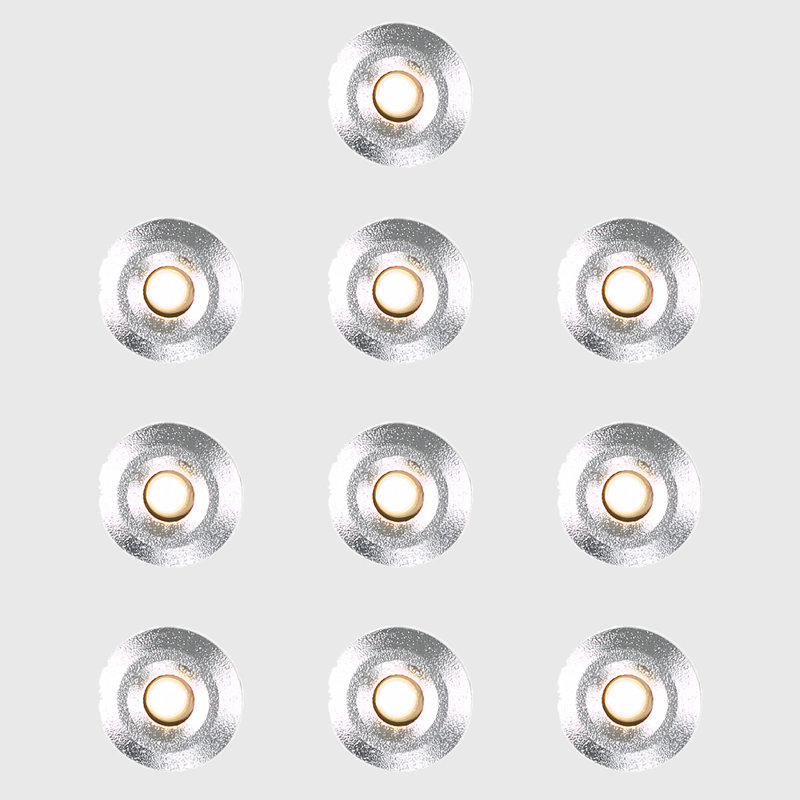 Plug-in Integrated LED Steel Deck Light, Warm White