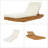 79.5" Long Reclining Single Chaise with Integrated Headrest-549314020