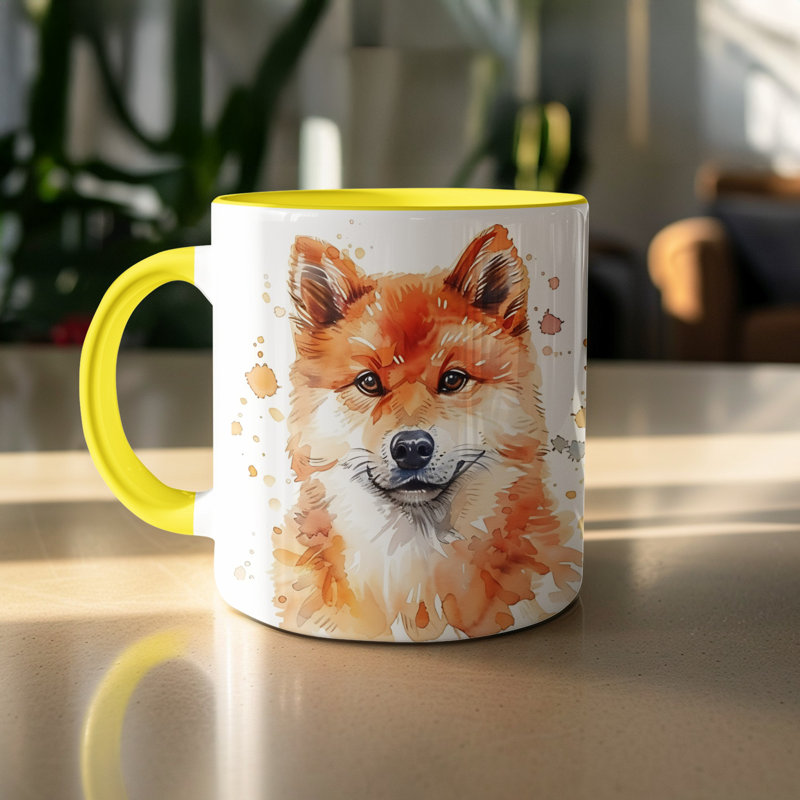Mug, 1, Yellow