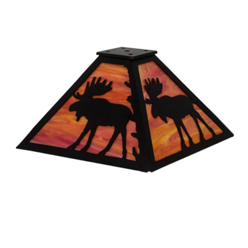 Abat-jour empire en verre 7,5 po Jamariun