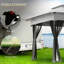 Pavillon de jardin pliable facile à installer, abri de jardin escamotable avec filet à fermeture éclair, sac de transport