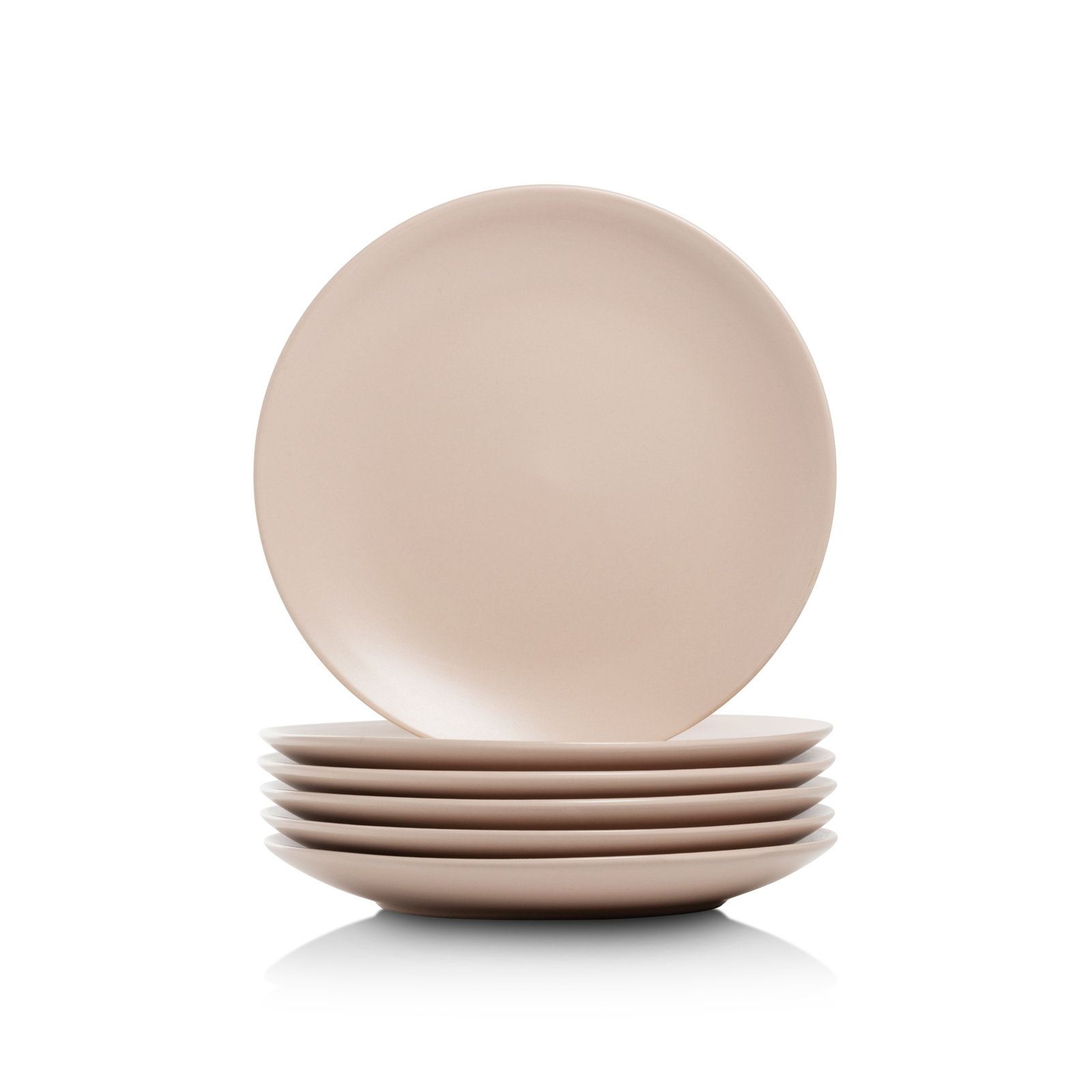 Wazee Matte 8" Dinner Plate, Pink