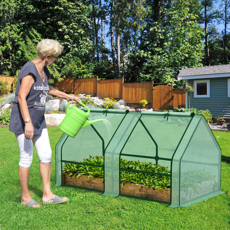 6'X3'x3' Mini Greenhouse, Includes 2 Covers