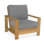 Soho Teak Patio Chair with Cushions