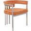Fauteuil en velours Marcello Kenlea-2141634411