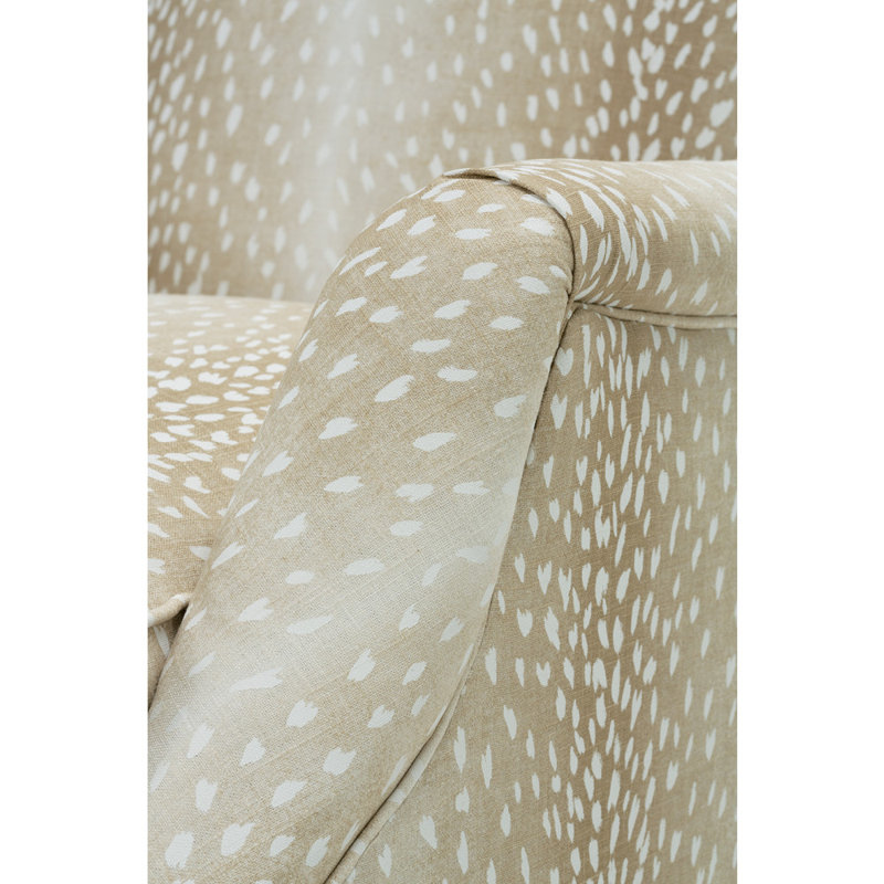 Marleigh Armchair, Chocolate, Wheat Linen (11168-58)