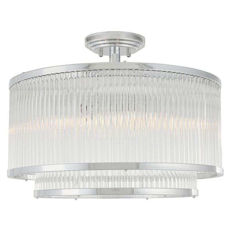 Tessa, 5 Lights, Polished Chrome, 12.6" H x 12.6" W x 16.3" D