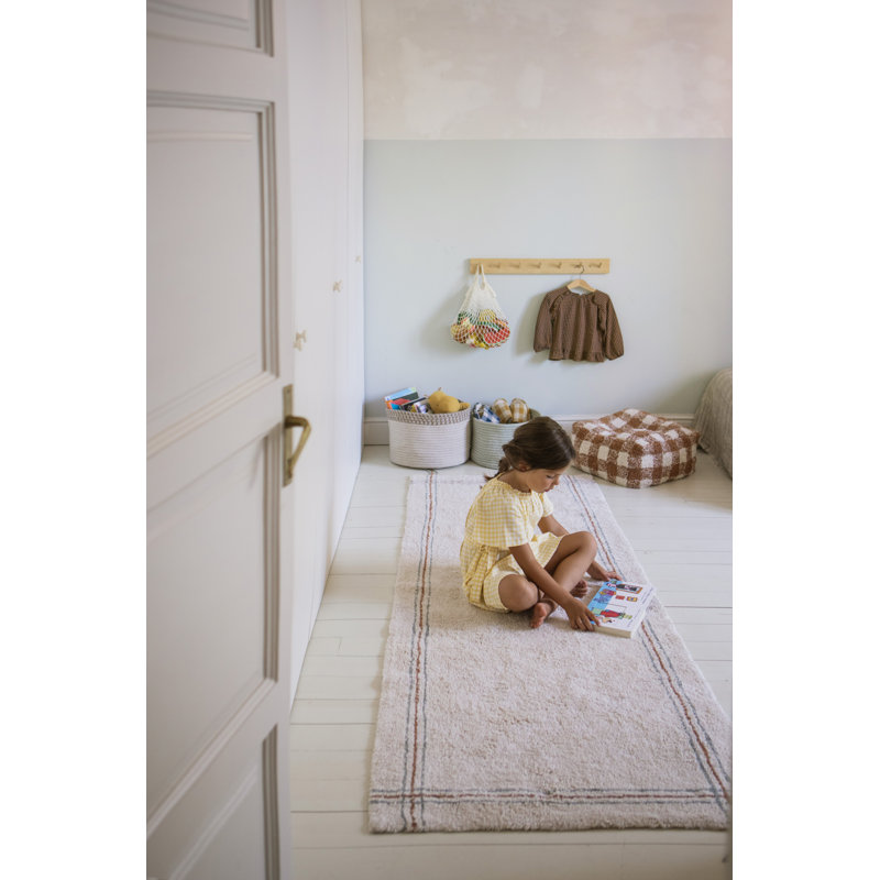 Washable Rug Cuisine Natural, Runner 2'7" x 7'6"
