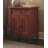 Country Cottage Accent Cabinet with Drawer, Adjustable Shelf & 2 Doors, Red-1220801513