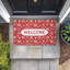 Paillasson Welcome Welcome, imprimé par Fractals Snowflake, par Tim Coffey, 18 po x 30 po