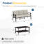 177.8cm Wide Straight Metal Sofa with Cushions-111448253