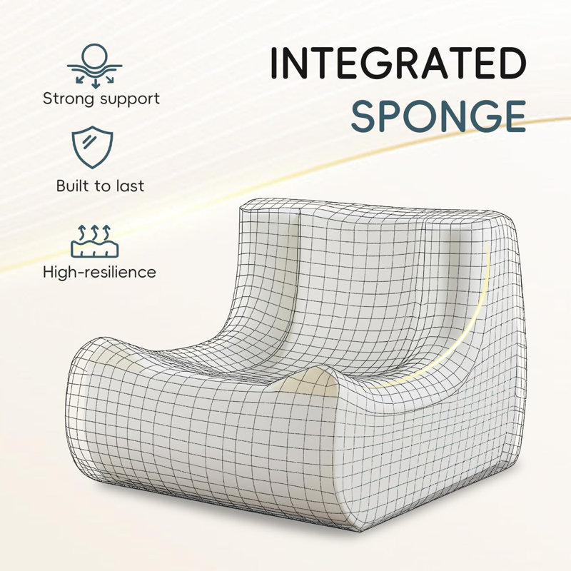 Fauteuil à billes pour adultes, canapé confortable avec mousse haute résilience