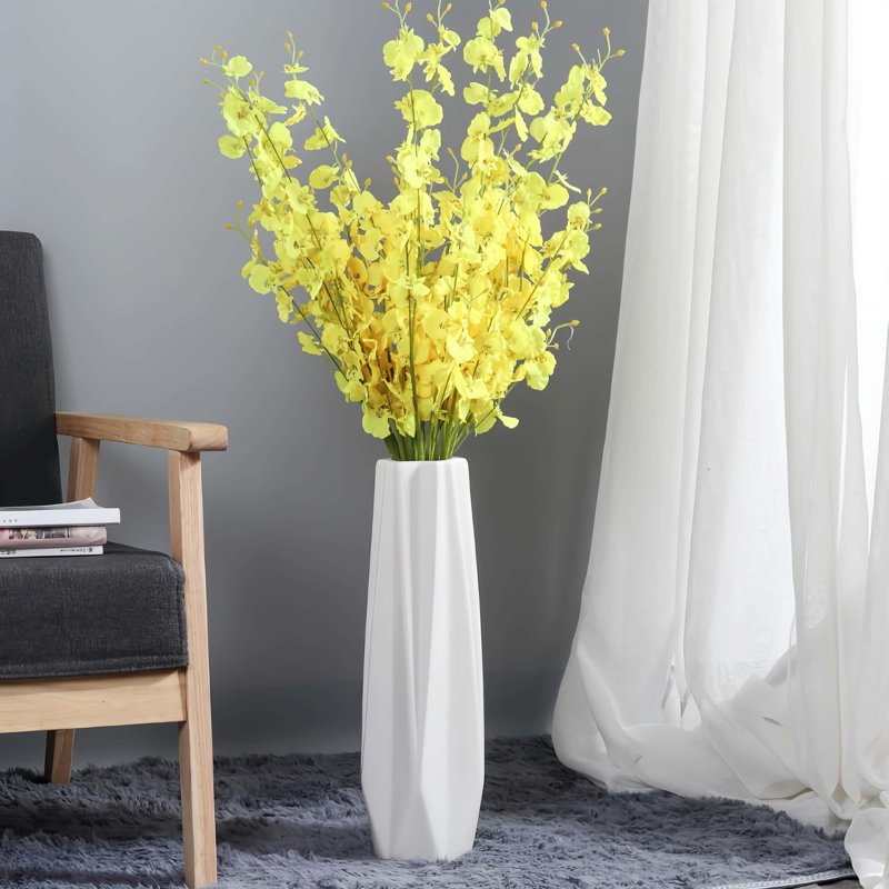 grand vase de sol en céramique, 17.7"