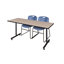 Table de formation en T Nick Nick, 2 chaises empilables Zeng-32701938-32701932-32701927