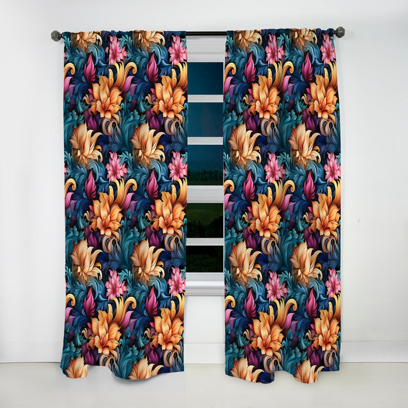 Mystic Reverie - motif cachemire II, L 52 po x L 90 po